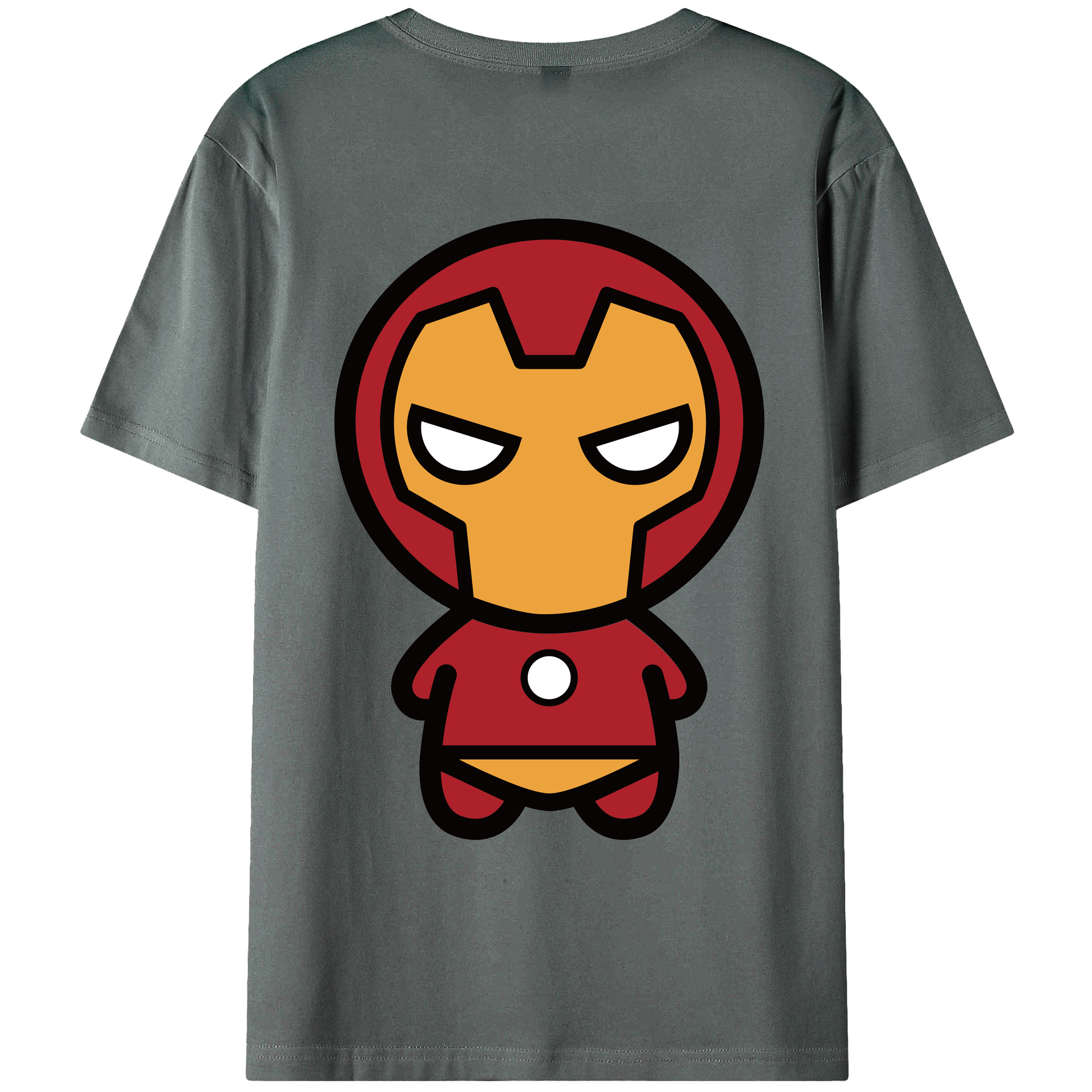 （画像用） アベンジャーズ The Avengers 綿100％ メンズ半袖Tシャツ（バックプリント） 通気性